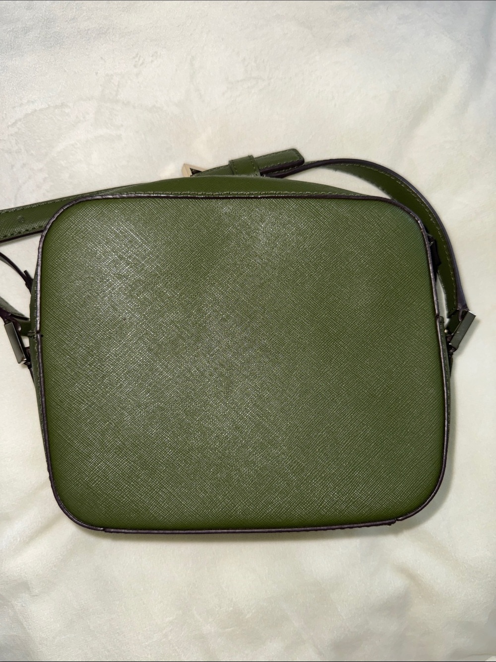 kate spade Olive Green Saffiano Crossbody Messenger - Picture 3 of 4